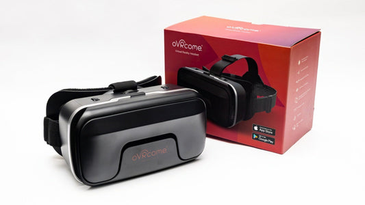 oVRcome VR Headset – Smartphone-Compatible Virtual Reality Headset (Large Size)